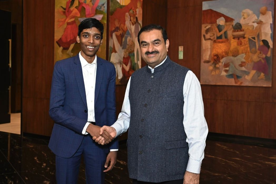 Grandmaster Praggnanandhaa gets support from Adani Group